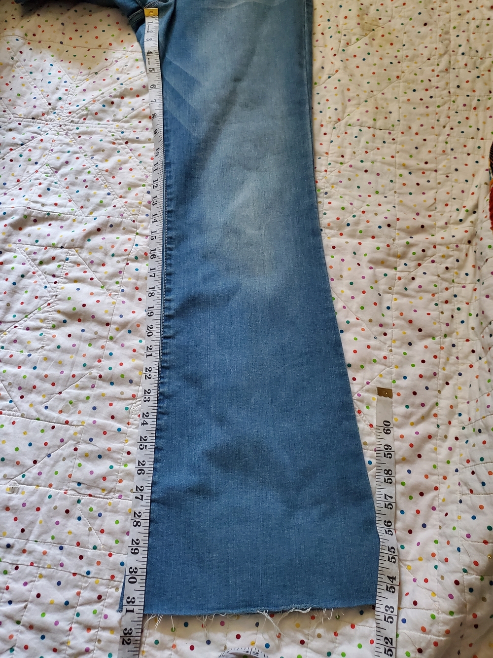 Knox Rose Light Blue Flare Jeans - Picture 10 of 11